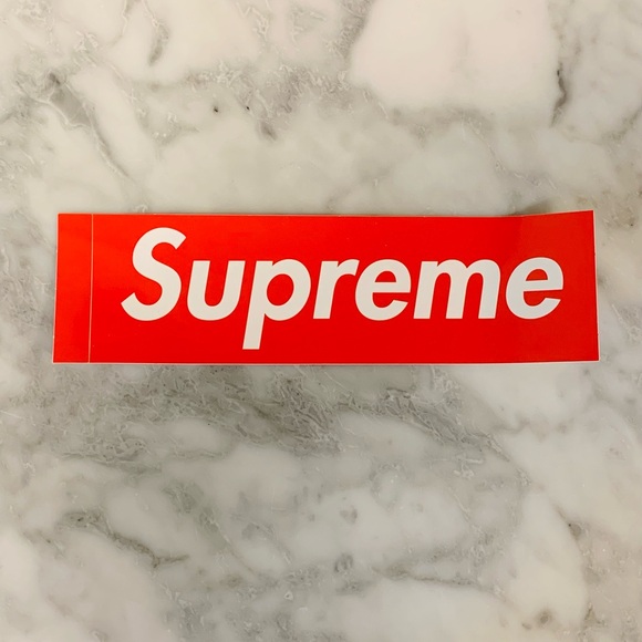 Supreme Box Logo Stickers - Picture 4 of 5